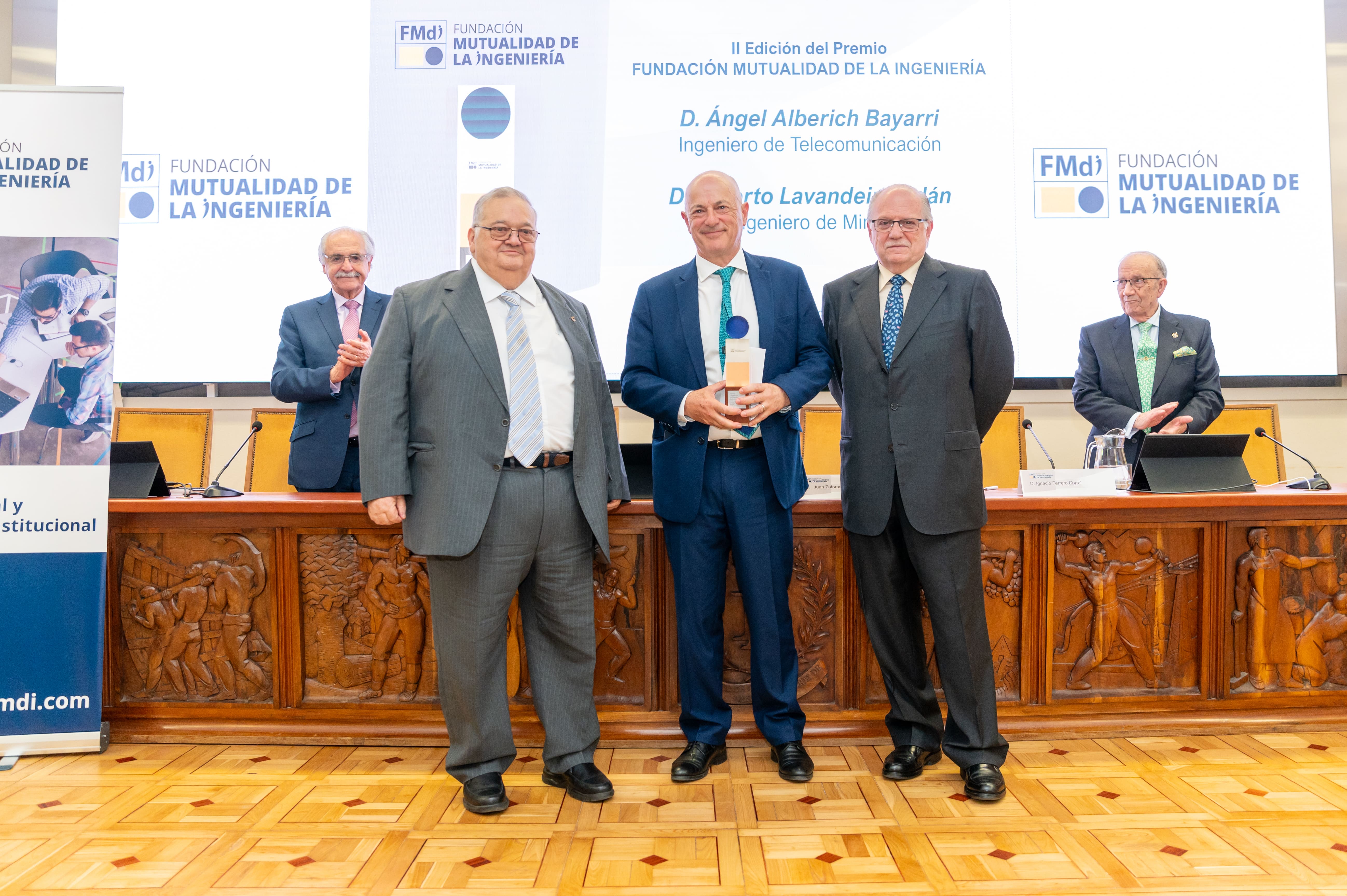 La Mutualidad de la Ingeniería premia la carrera de Alberto Lavandeira, ingeniero de Minas y CEO de Atalaya Mining